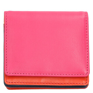Leather Design Miniwallet Multi colour