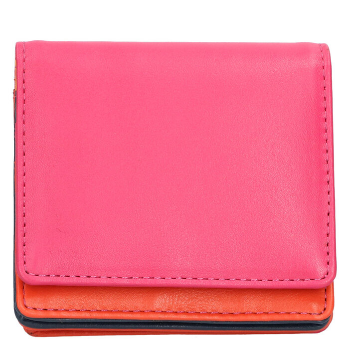 Leather Design Miniwallet Multi colour
