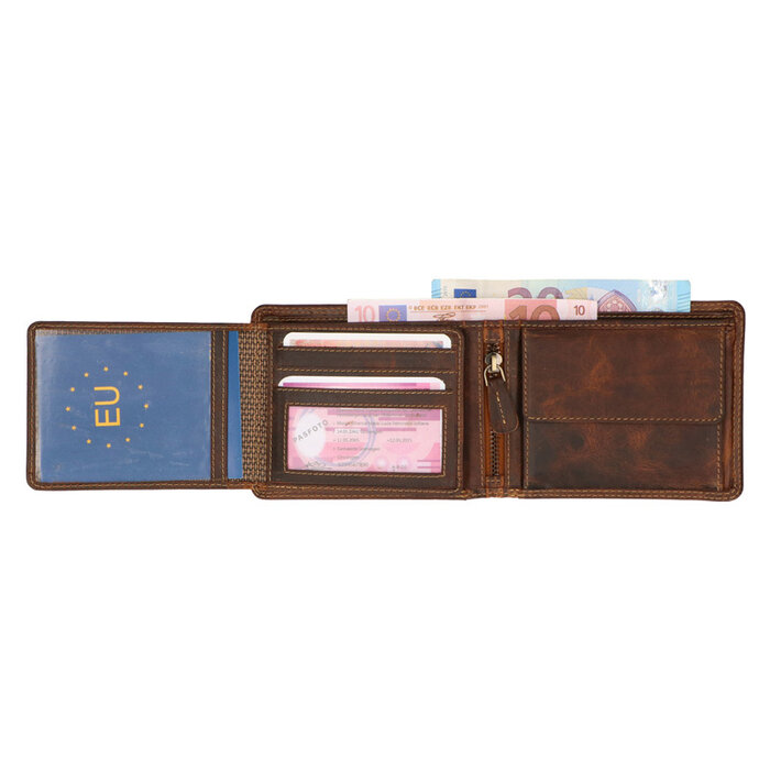 Leather Design LD Billfold Wallet