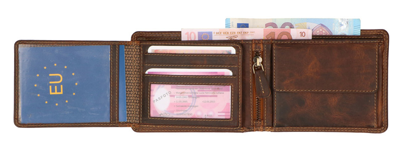Leather Design LD Billfold Wallet