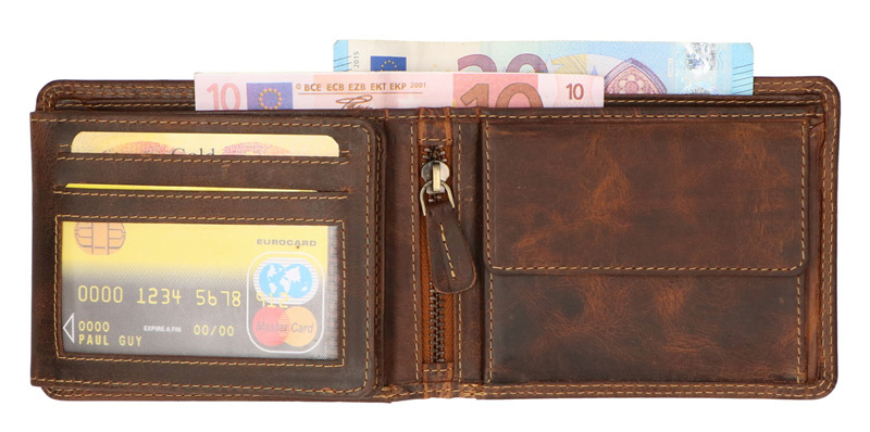 Leather Design LD Billfold Wallet