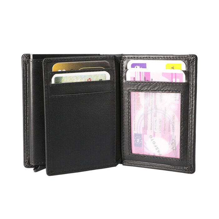 Leather Design LD Cardprotector Billfold Black