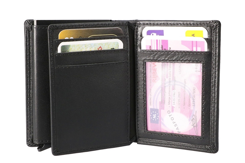 Leather Design LD Cardprotector Billfold Black