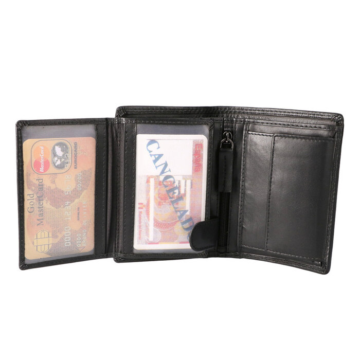 Leather Design LD Billfold Black