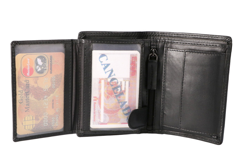 Leather Design LD Billfold Black