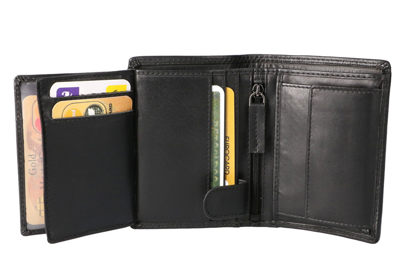 Leather Design LD Billfold Black