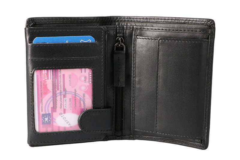 Leather Design LD Billfold Black
