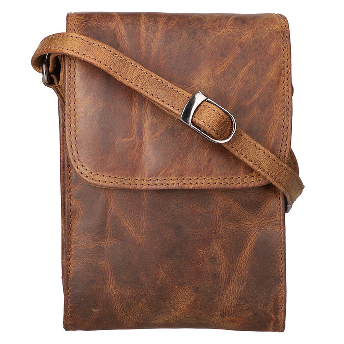 Leather Design Schoudertas staand