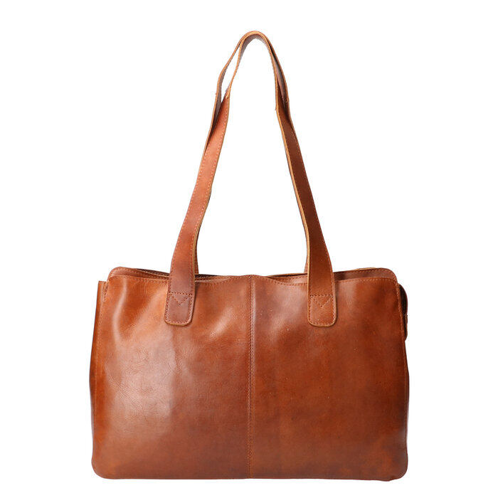 Leather Design Dames hand- en schouder werktas