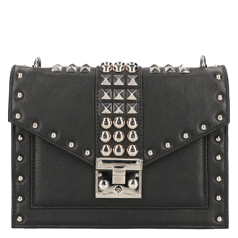 Leather Design Shoulderbag Studs