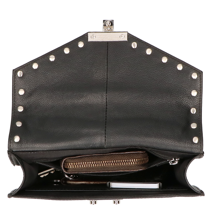 Leather Design Shoulderbag Studs