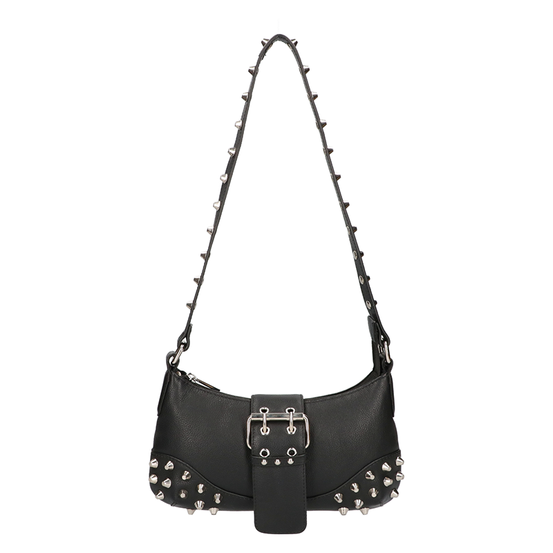 Leather Design Shoulderbag Studs