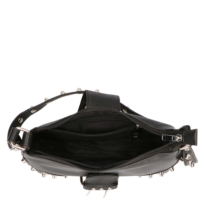 Leather Design Shoulderbag Studs