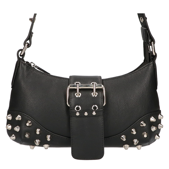Leather Design Shoulderbag Studs