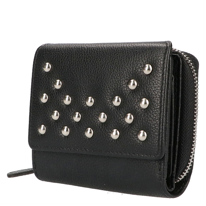 Leather Design Wallet with studs