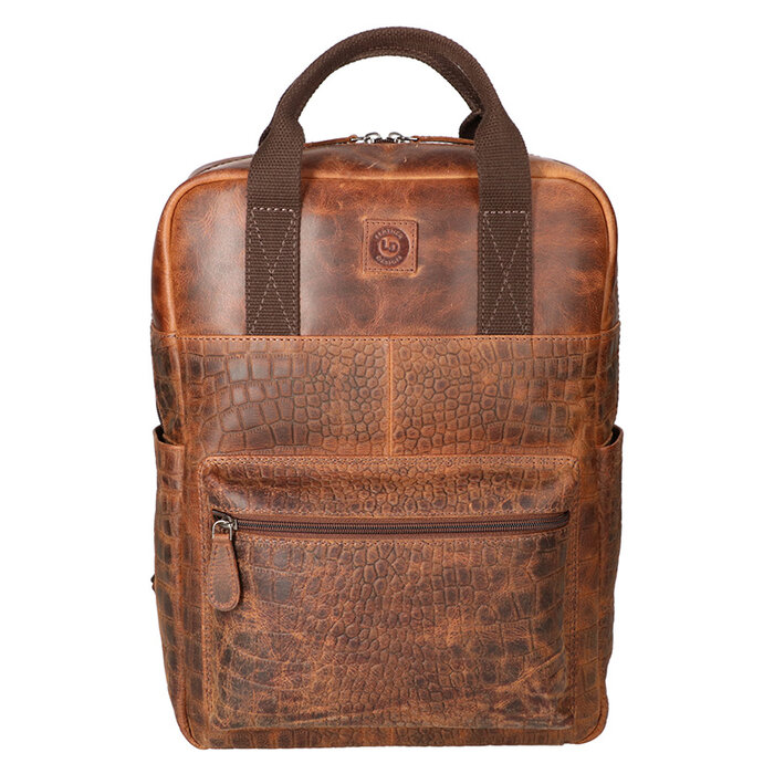Leather Design Backpack