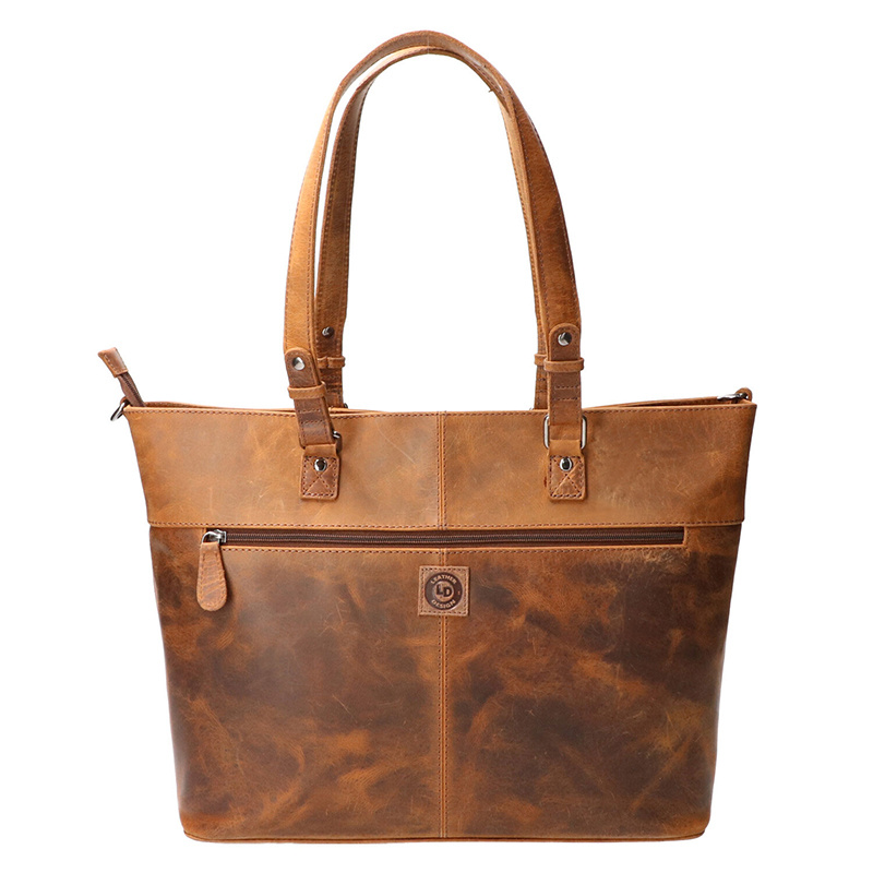 Leather Design Hand and shoulder work bag