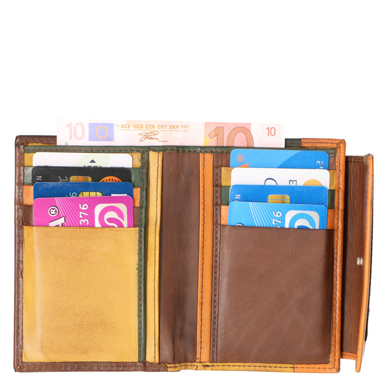 Leather Design Damesportemonnee multicolour