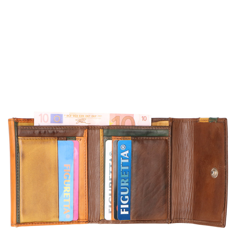 Damesportemonne klei multicolour
