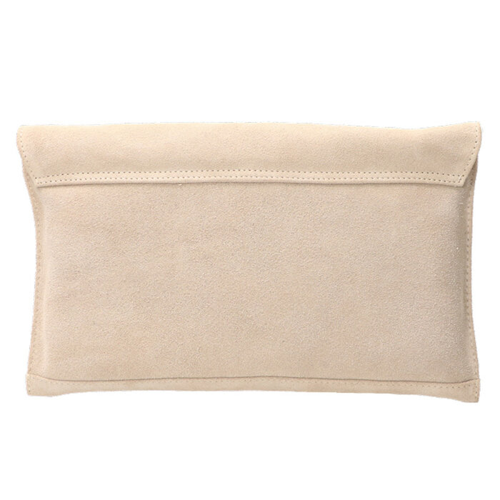 Leather Design Suede Clutch incl schouderband