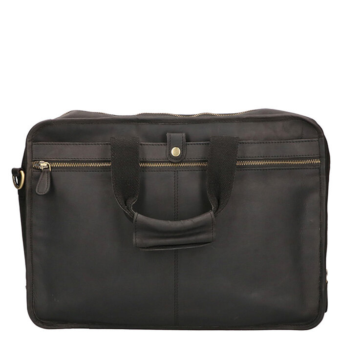 Orange Fire Rat Pack hand messenger dubbelvaks 15 inch Laptop tas