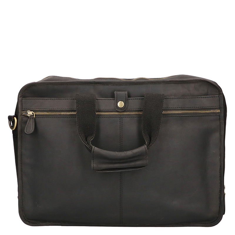 Orange Fire Rat Pack hand messenger dubbelvaks 15 inch Laptop tas