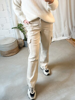 BEIGE CARGO PANTS