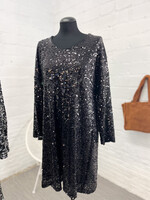 GLITTER LAURENS DRESS one size