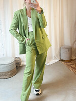 GREEN SUIT PANTS