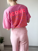 PINK ICONIC TEE one size