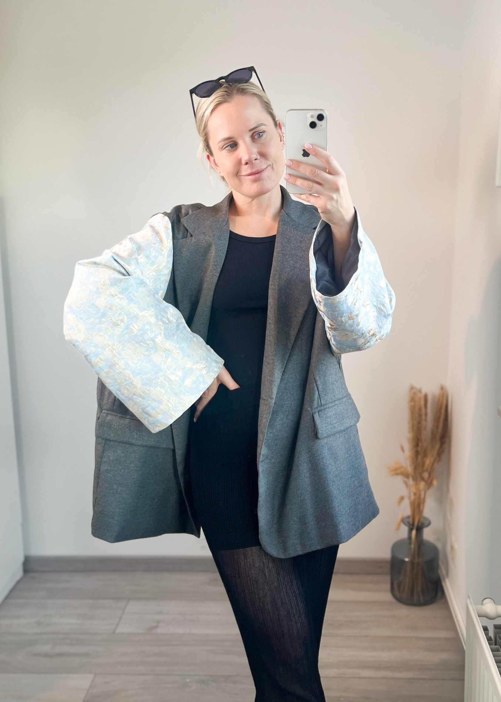 ANNABELLE BLAZER one size greyblue