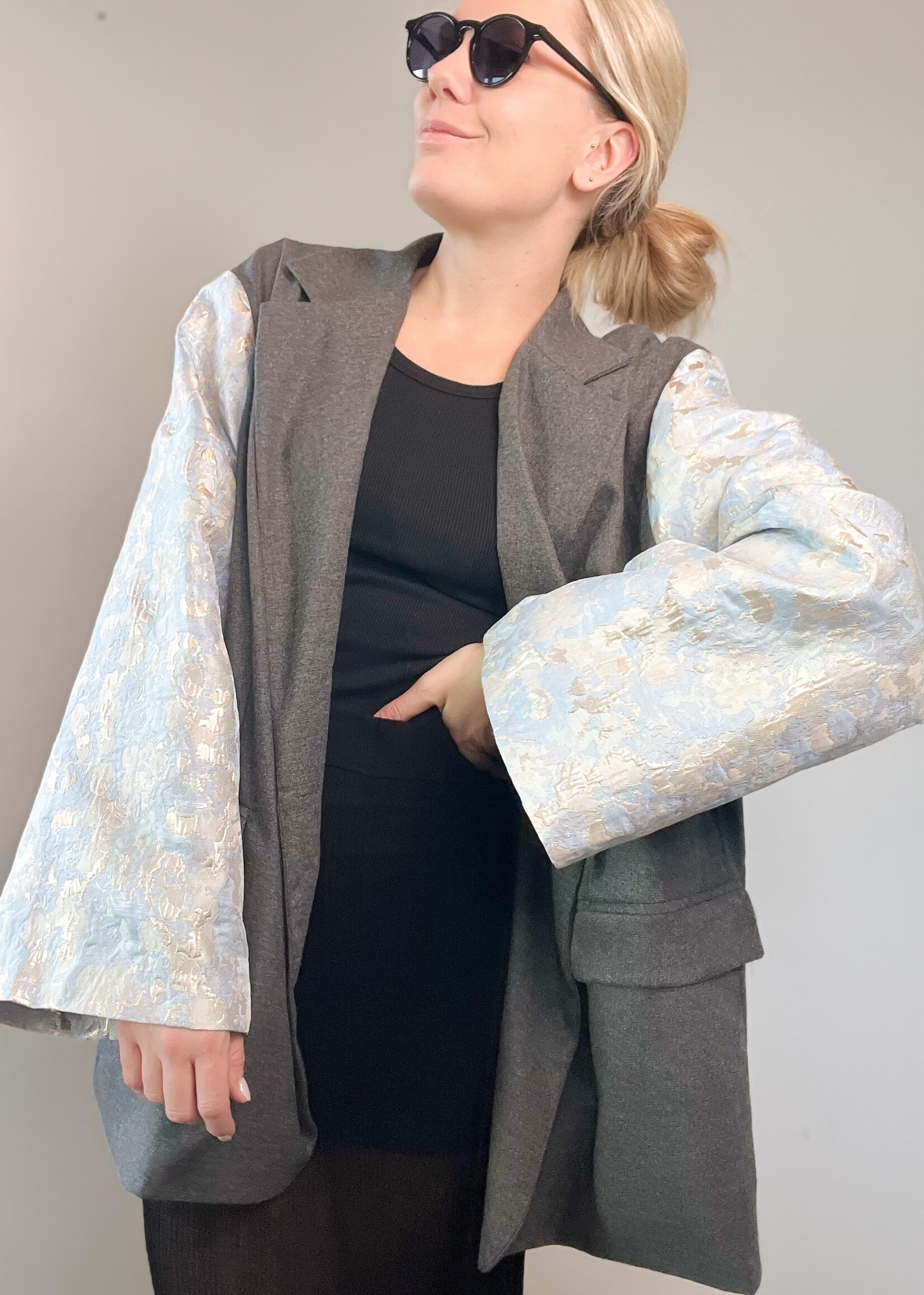 ANNABELLE BLAZER one size greyblue