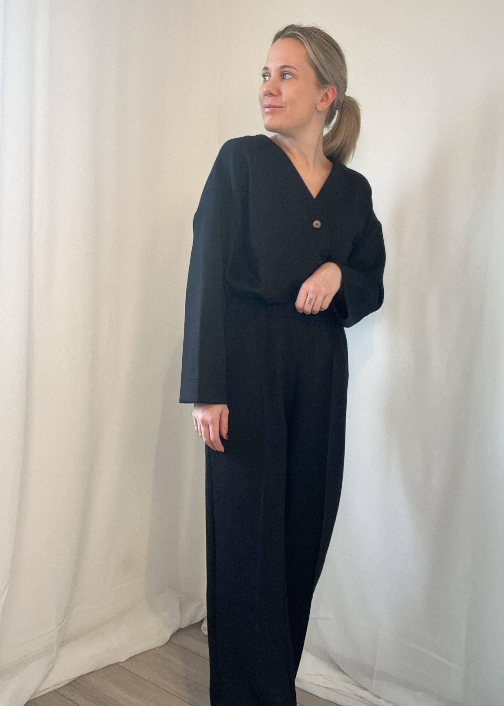JANIE BLACK SWEATPANTS one size