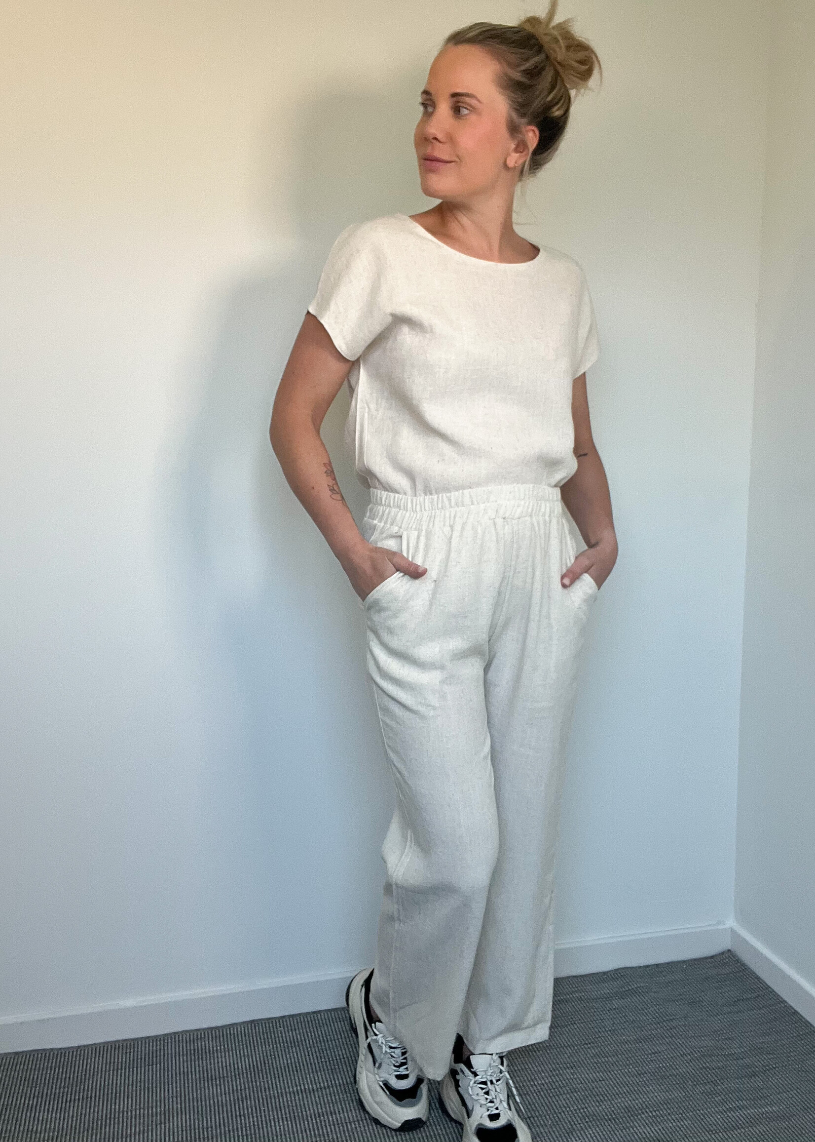 ECRU CHARLIE PANTS