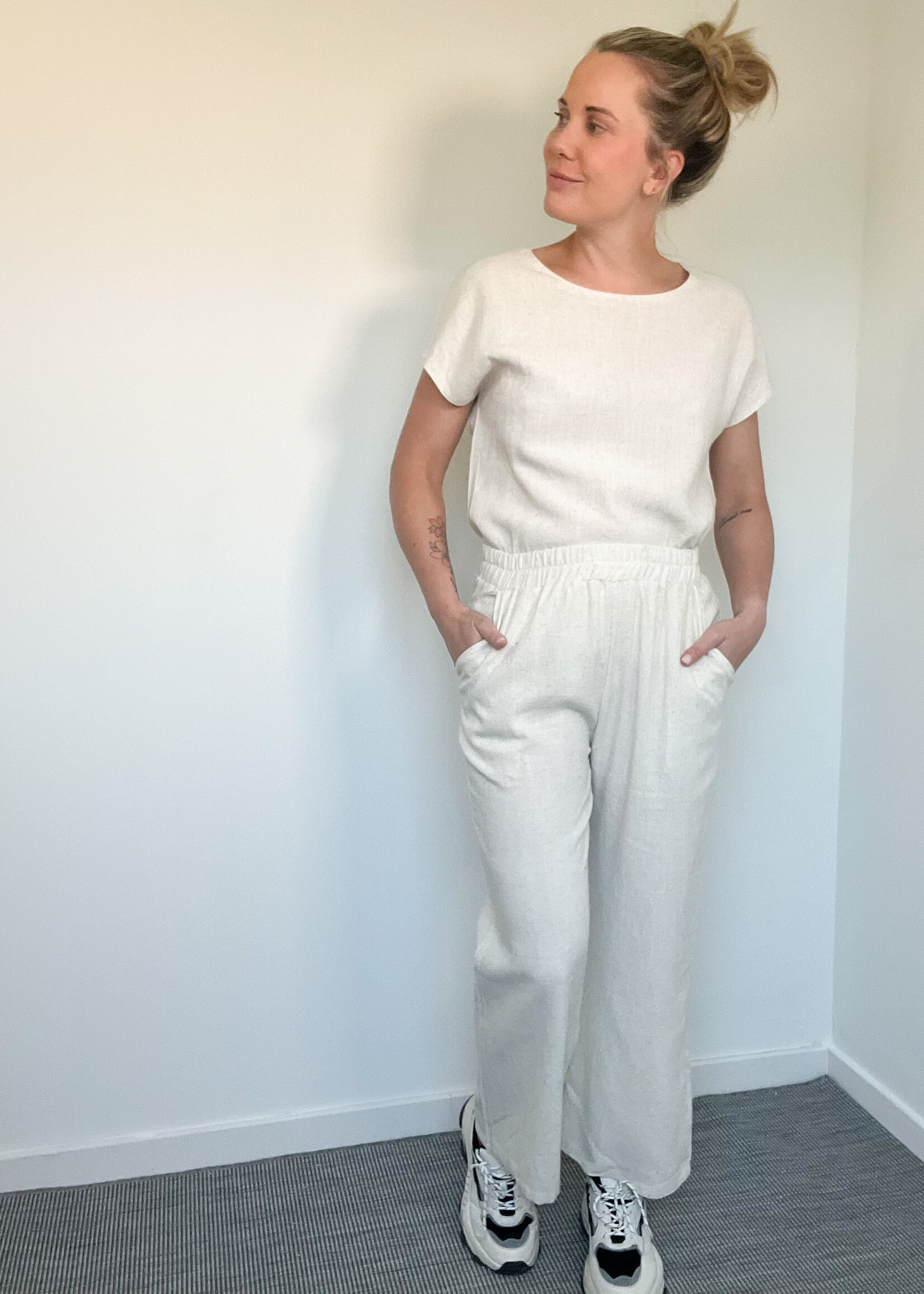 ECRU CHARLIE PANTS