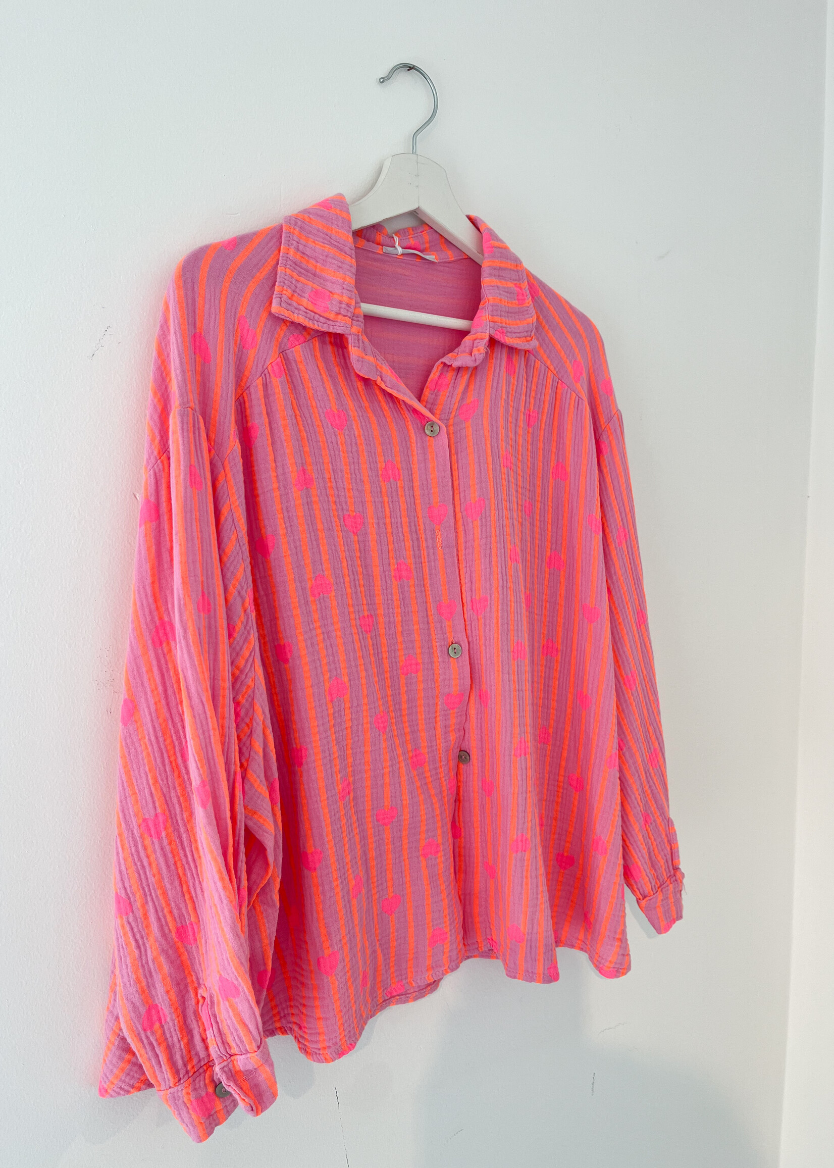 COEUR BLOUSE HOTPINK One size