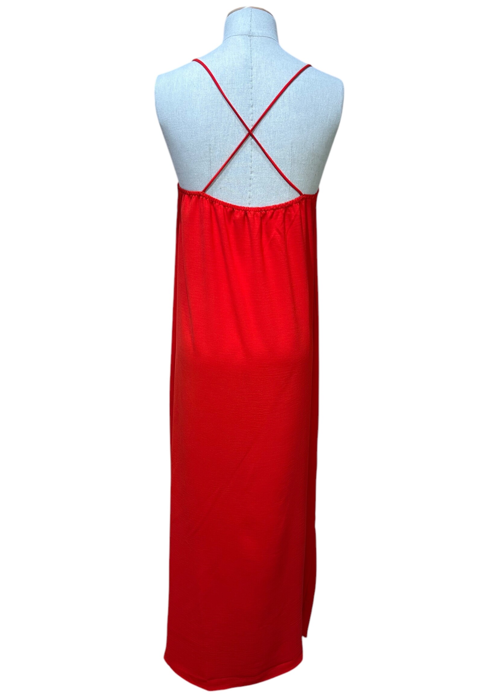 RED LUNA DRESS