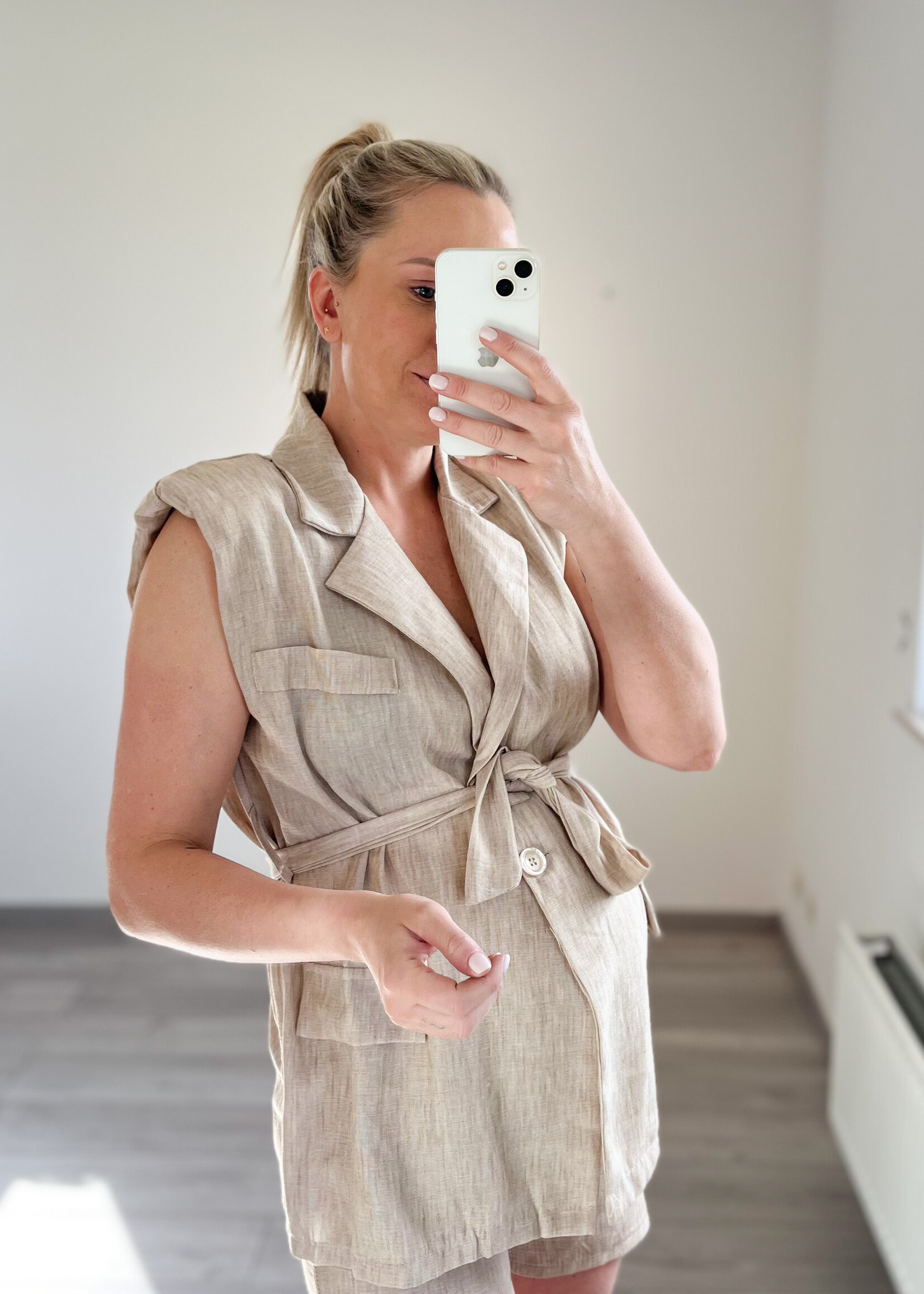 SHORT CHAMPAGNE MONA SET one size