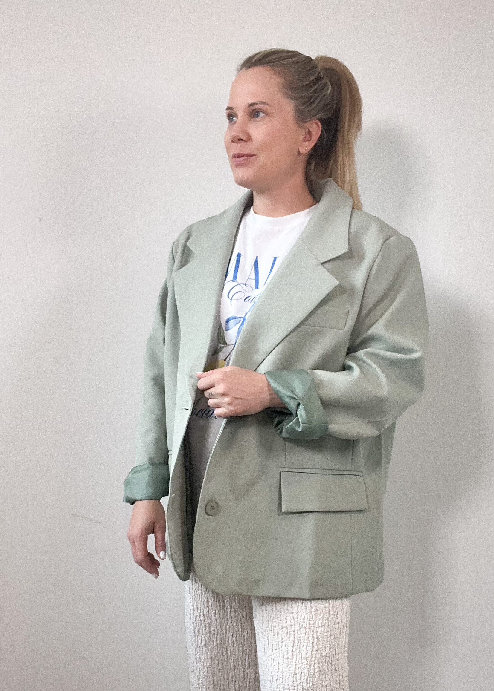 OLIVE JOAN BLAZER one size