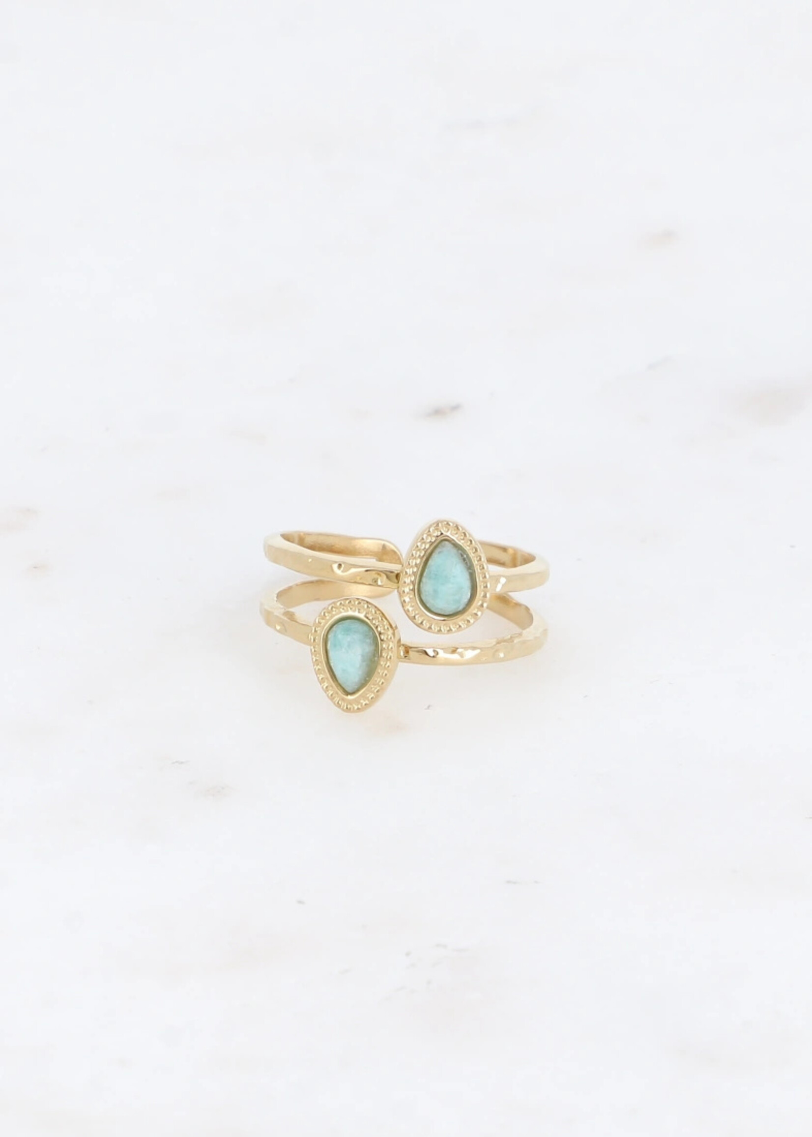 TURQUOISE RING verstalbaar
