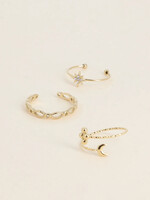 MOON STAR RING SET