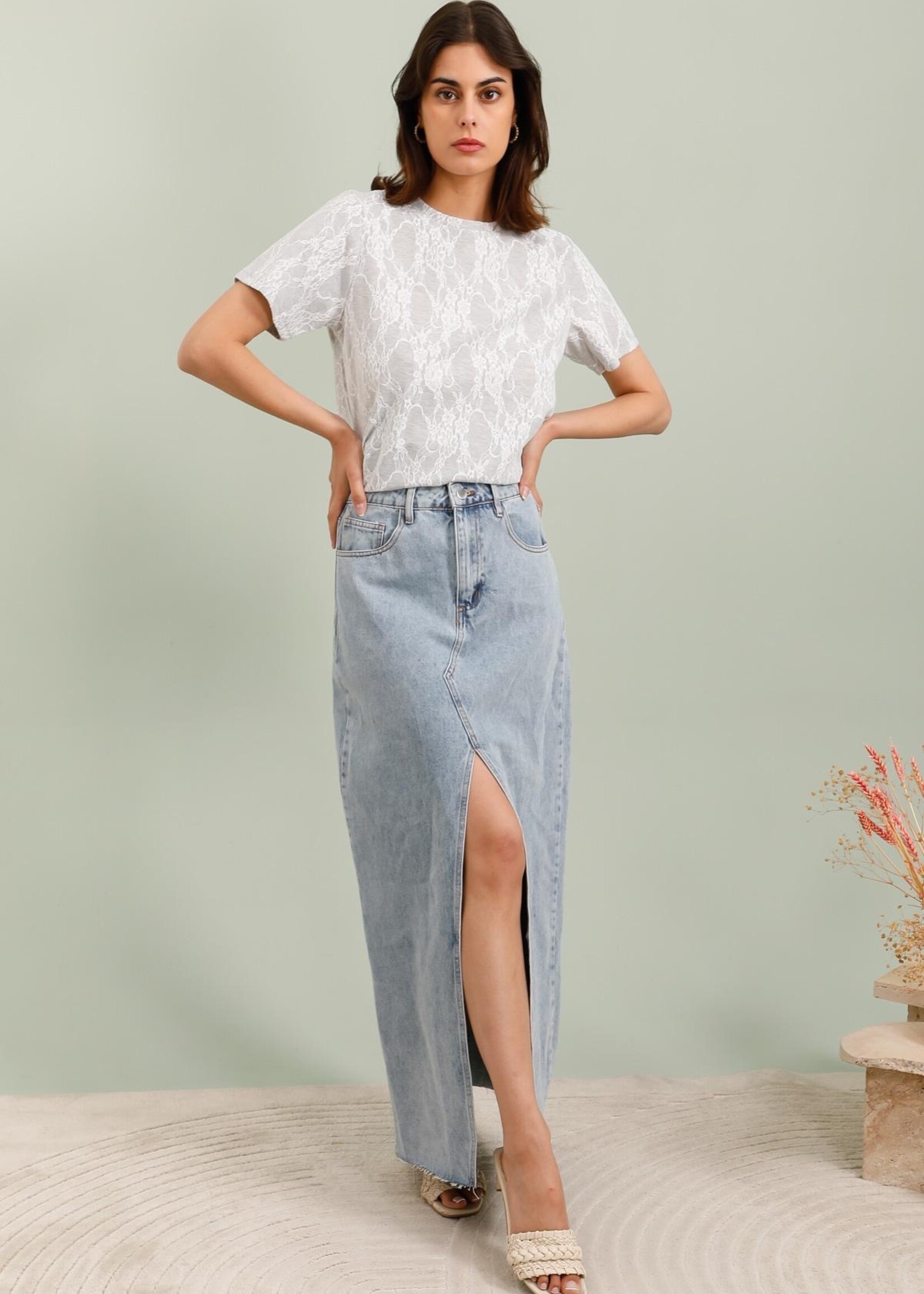 DENIM JANIE SKIRT