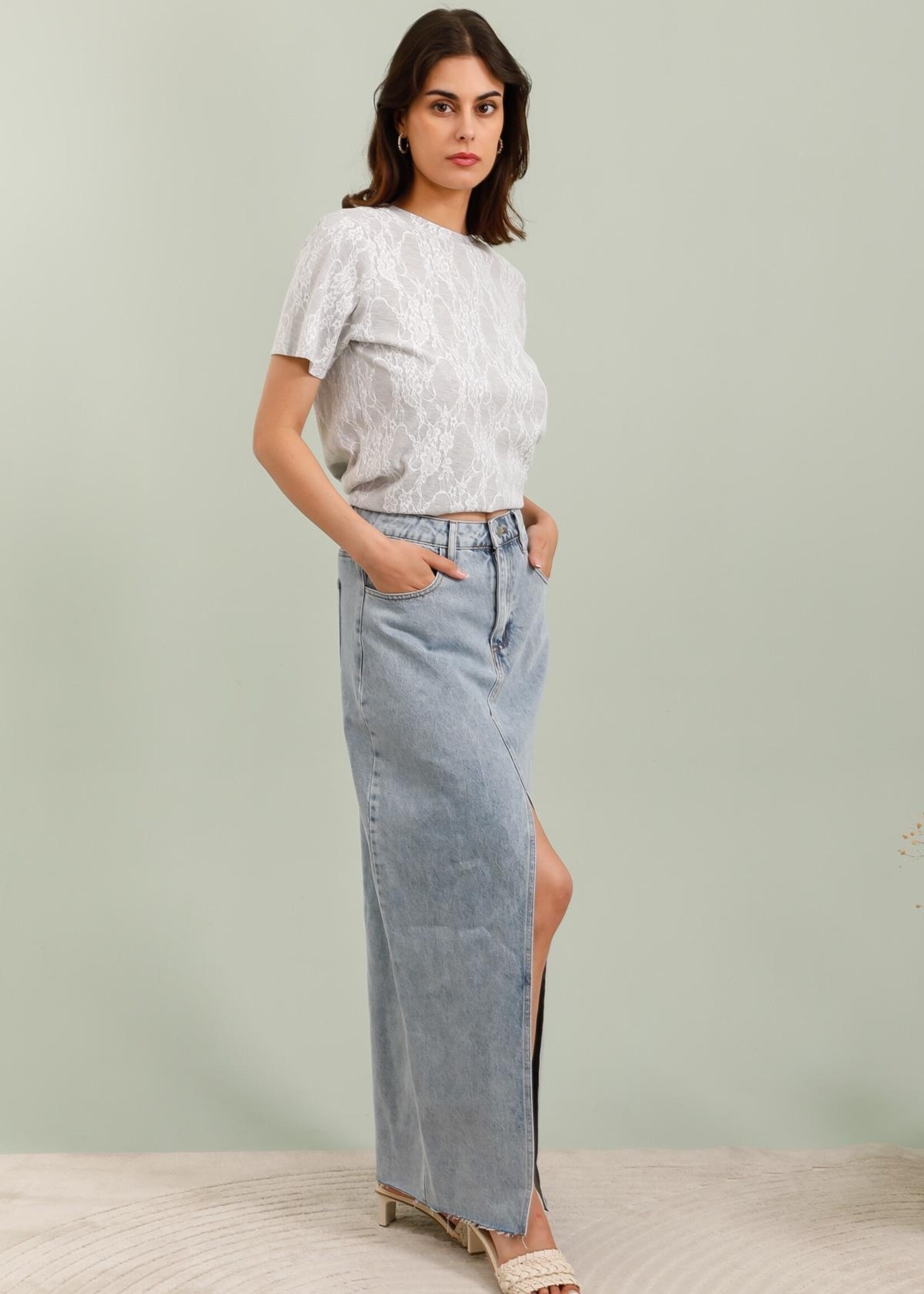 DENIM JANIE SKIRT