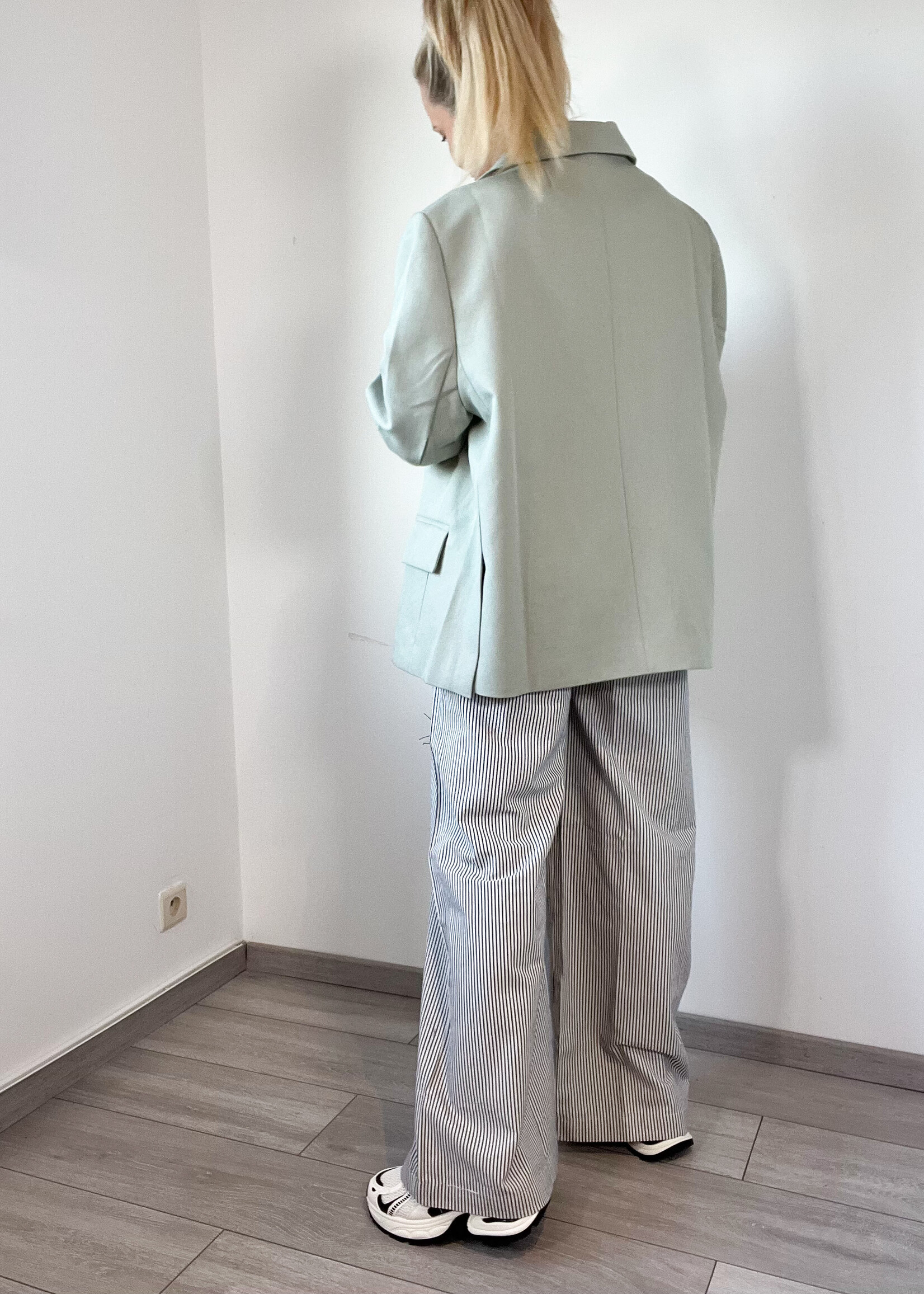 WIDE STRIPE PANTS One size
