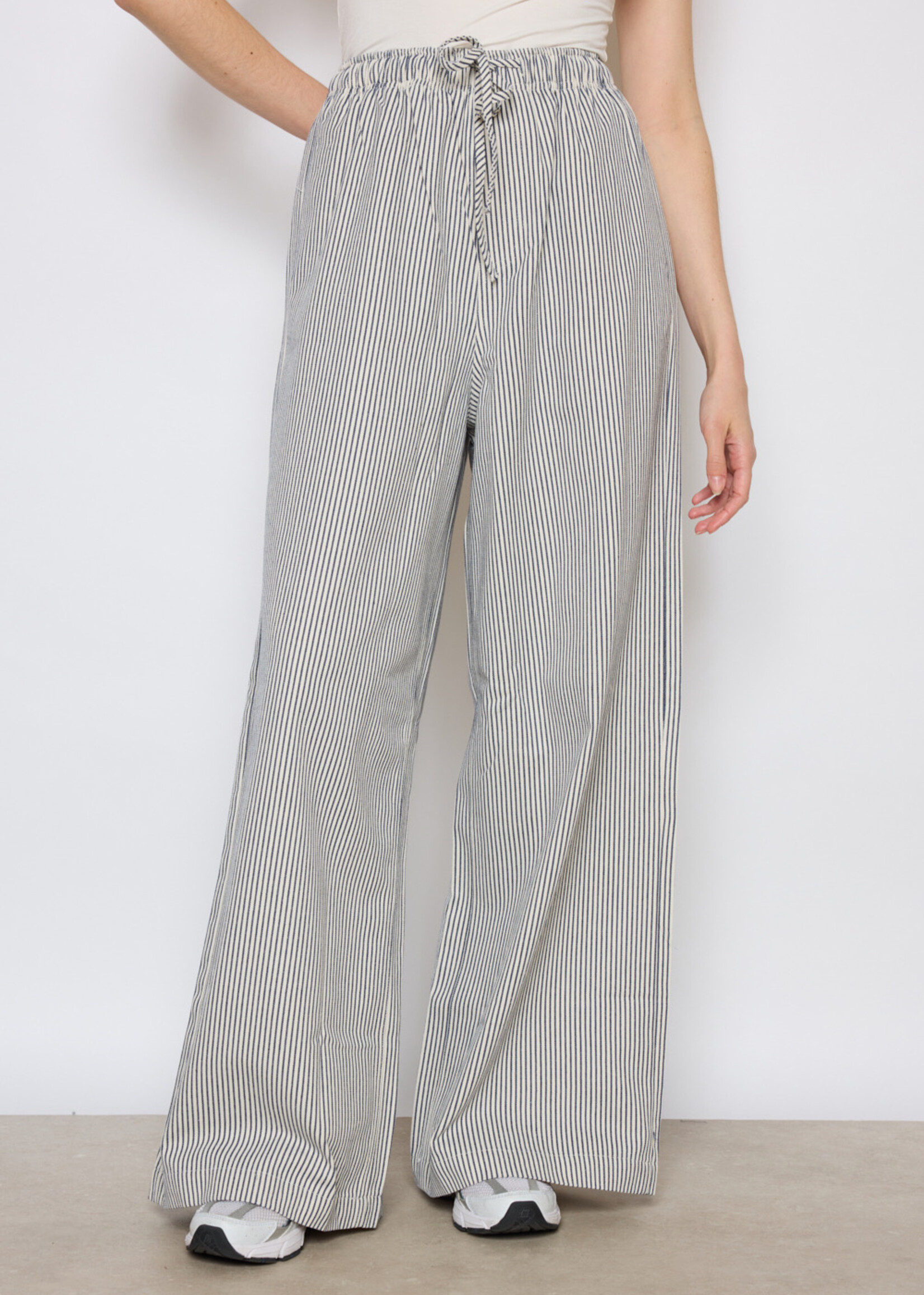 WIDE STRIPE PANTS One size