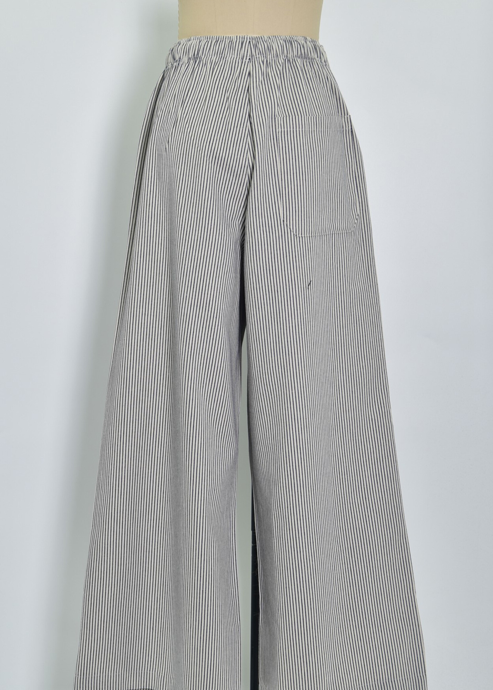 WIDE STRIPE PANTS One size