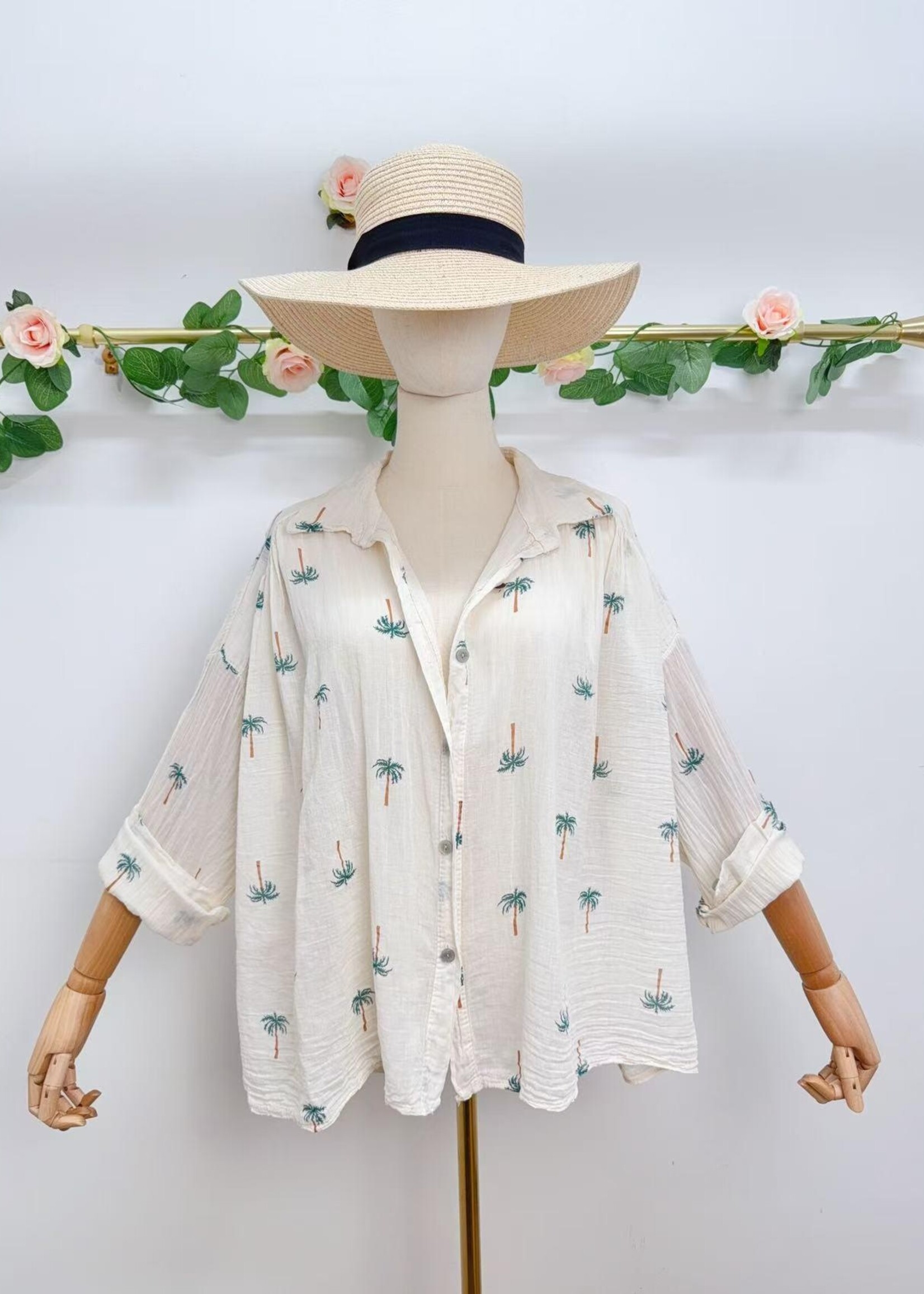 PALMTREE BLOUSE one size