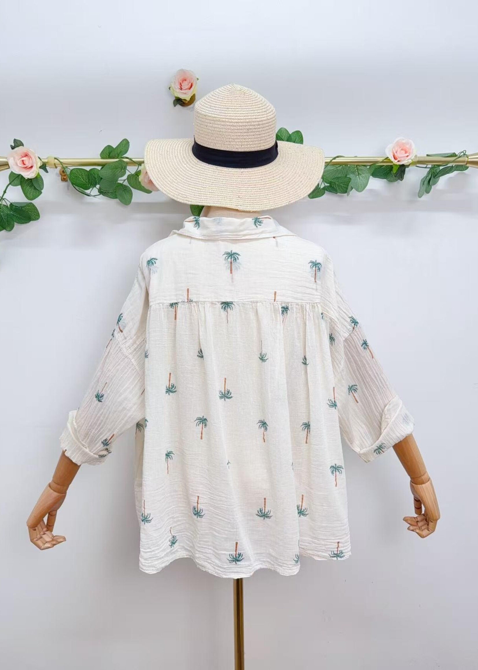 PALMTREE BLOUSE one size