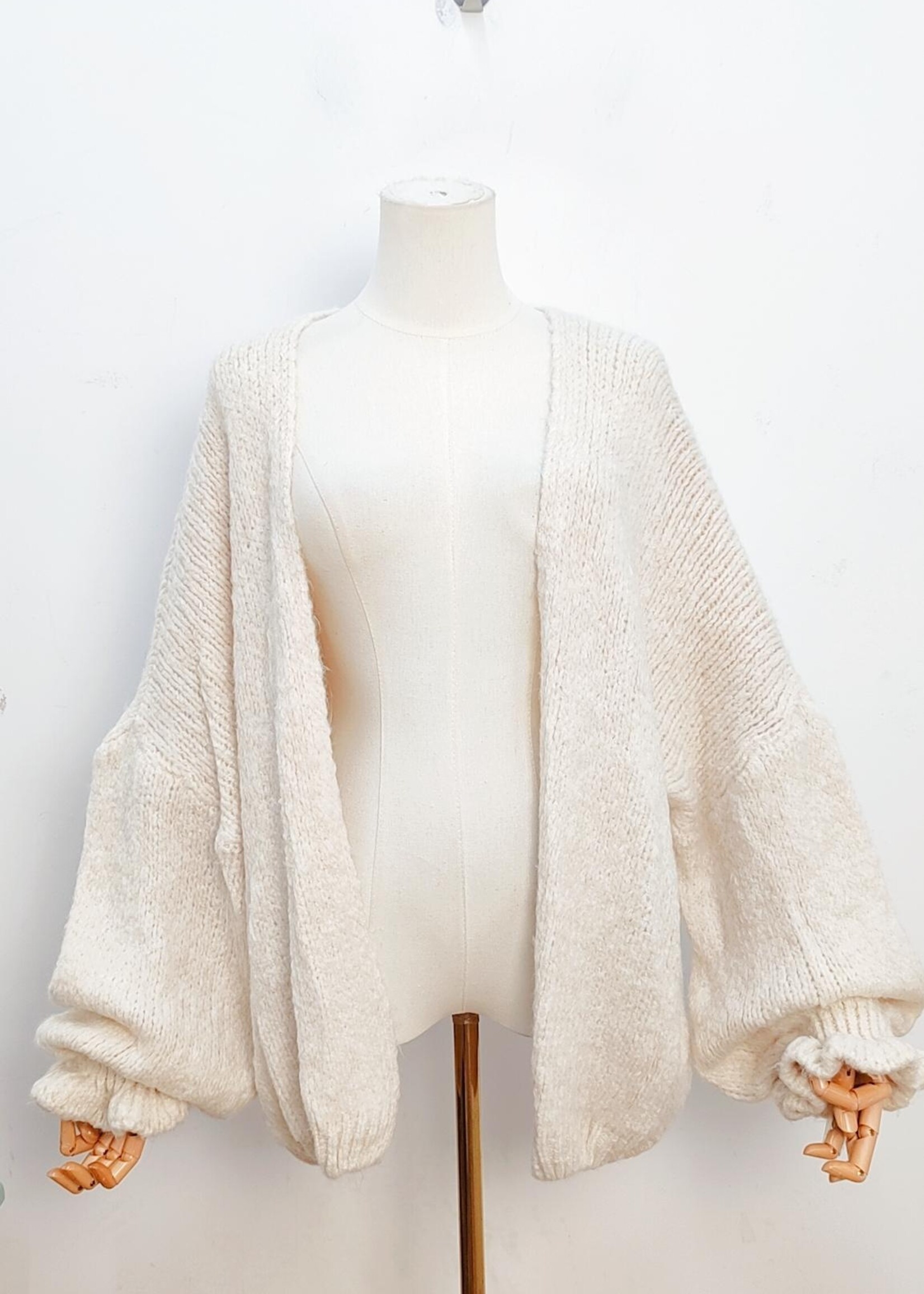 JILL CARDIGAN ECRU one size