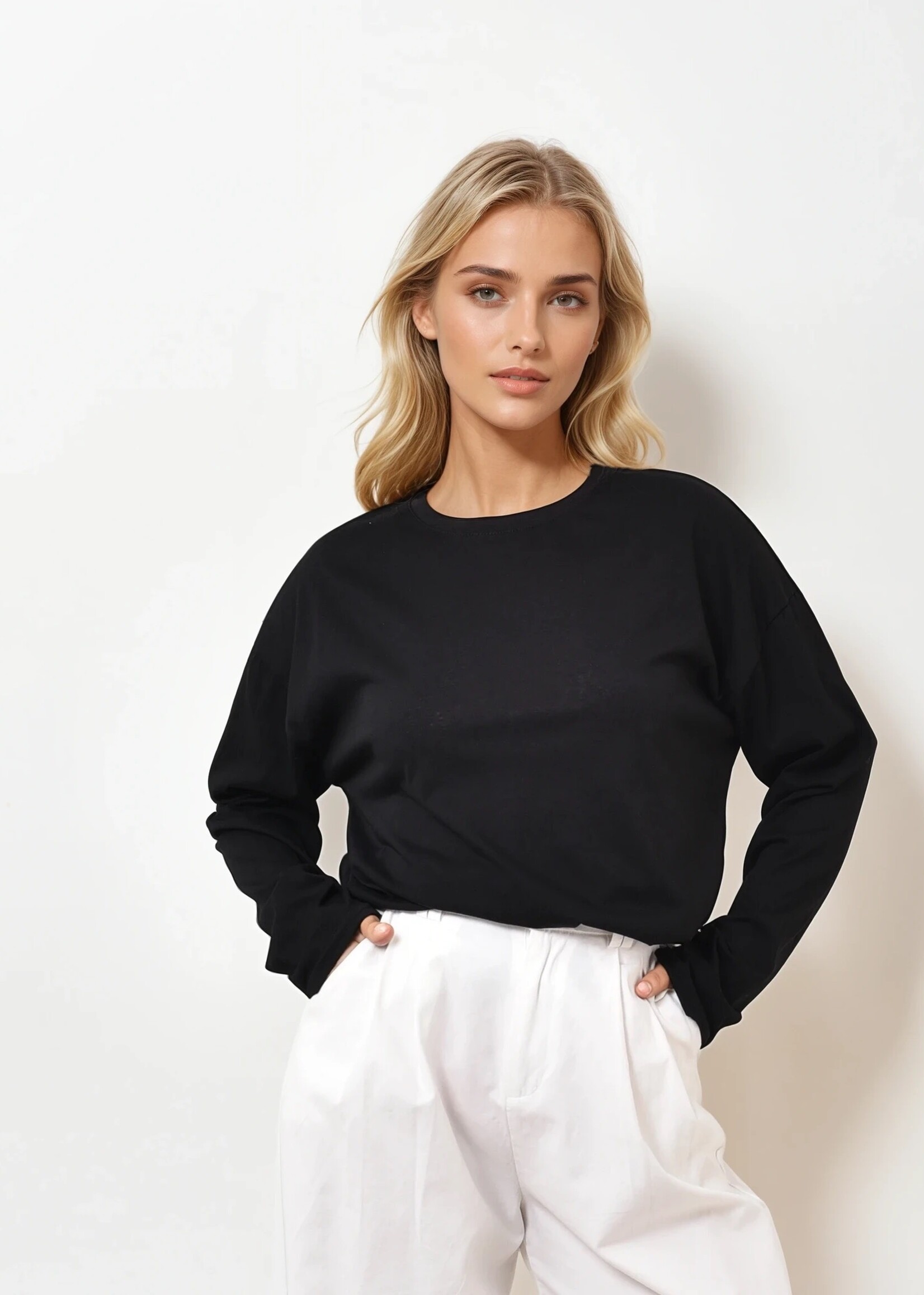 BLACK MAITE TOP one size